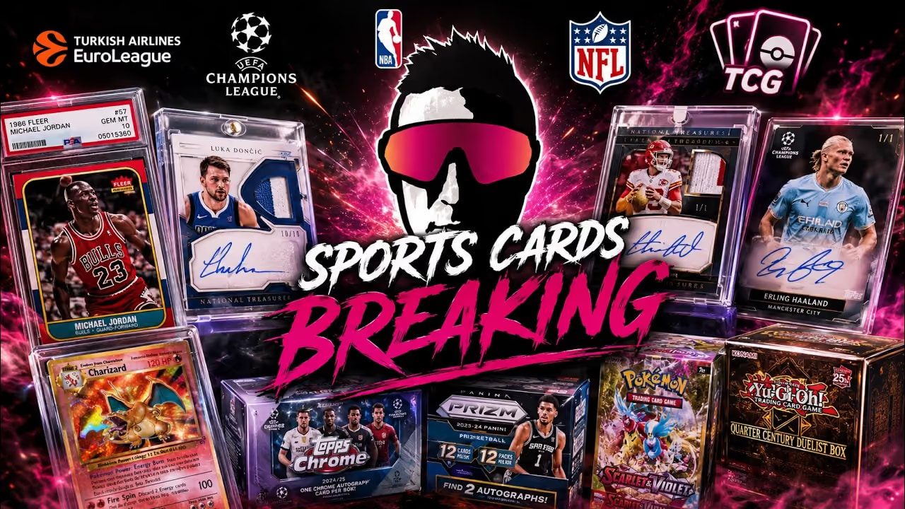 SpinusTV Sports Cards Breaking με αθλητικές κάρτες και TCG
